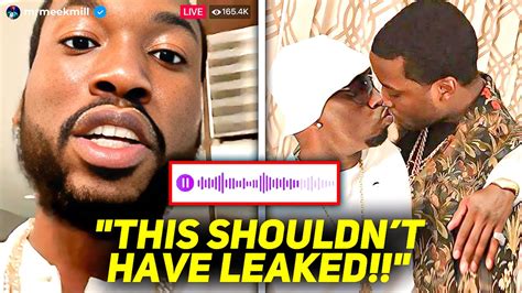 meek mill getting fucked by diddy|LEAKED Audio Between Diddy And Meek Mill Puts Diddy In.